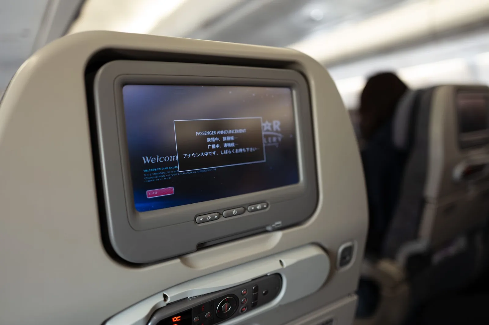 airline business class and economy seats